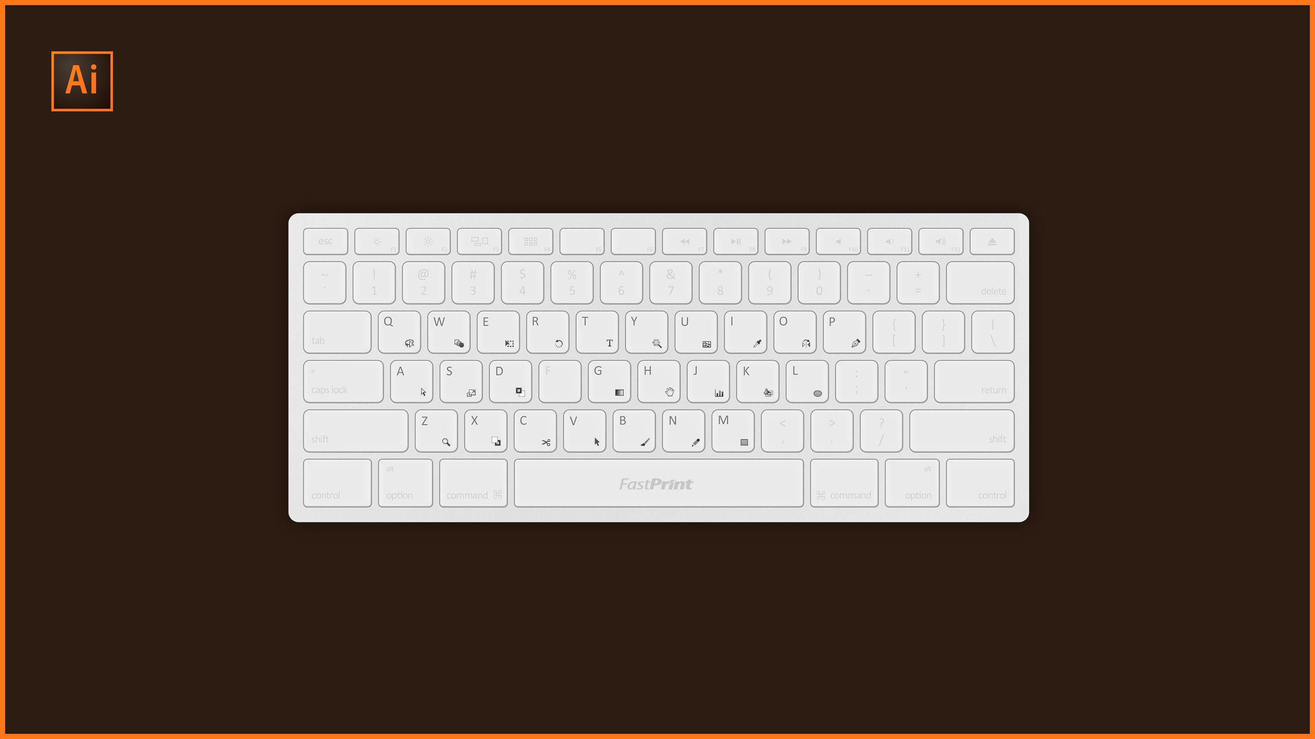 Adobe Photohop, Illustrator and InDesign Shortcuts Wallpaper