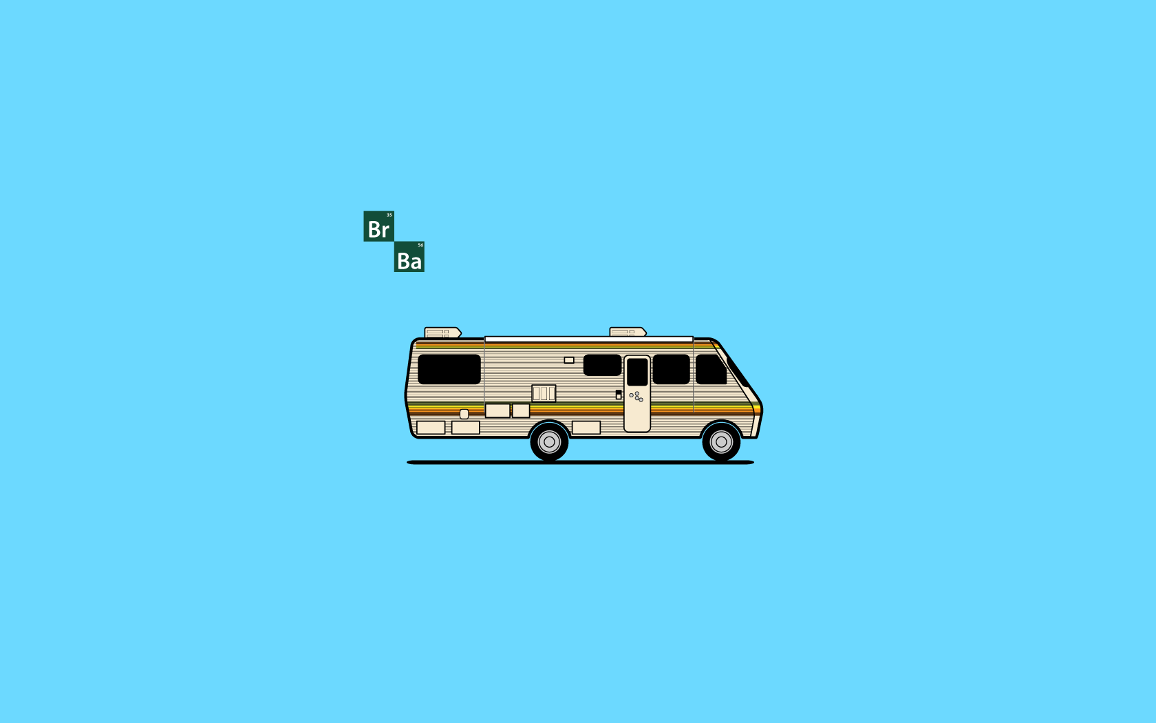 Vector Breaking Bad RV in Illustrator