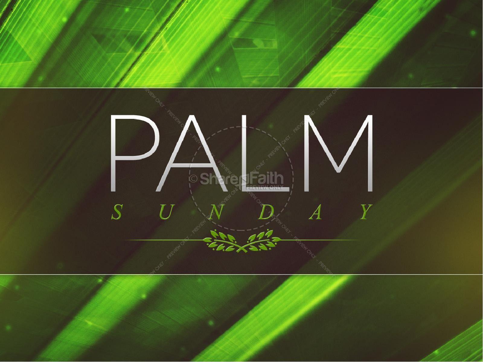 Palm Sunday Ministry Easter Graphics PowerPoint. Easter Sunday