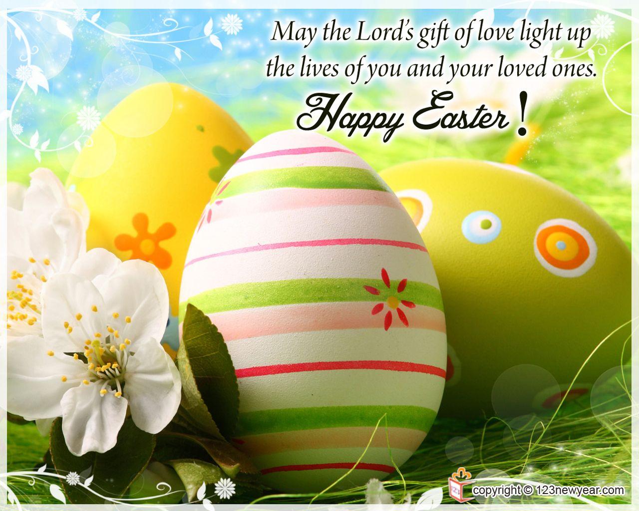 Happy Easter Sunday Image Quotes Greeting Cards 2018