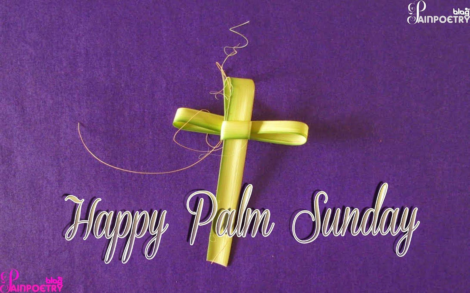 Happy Palm Sunday. Greetings Of Happy Palm. Palm