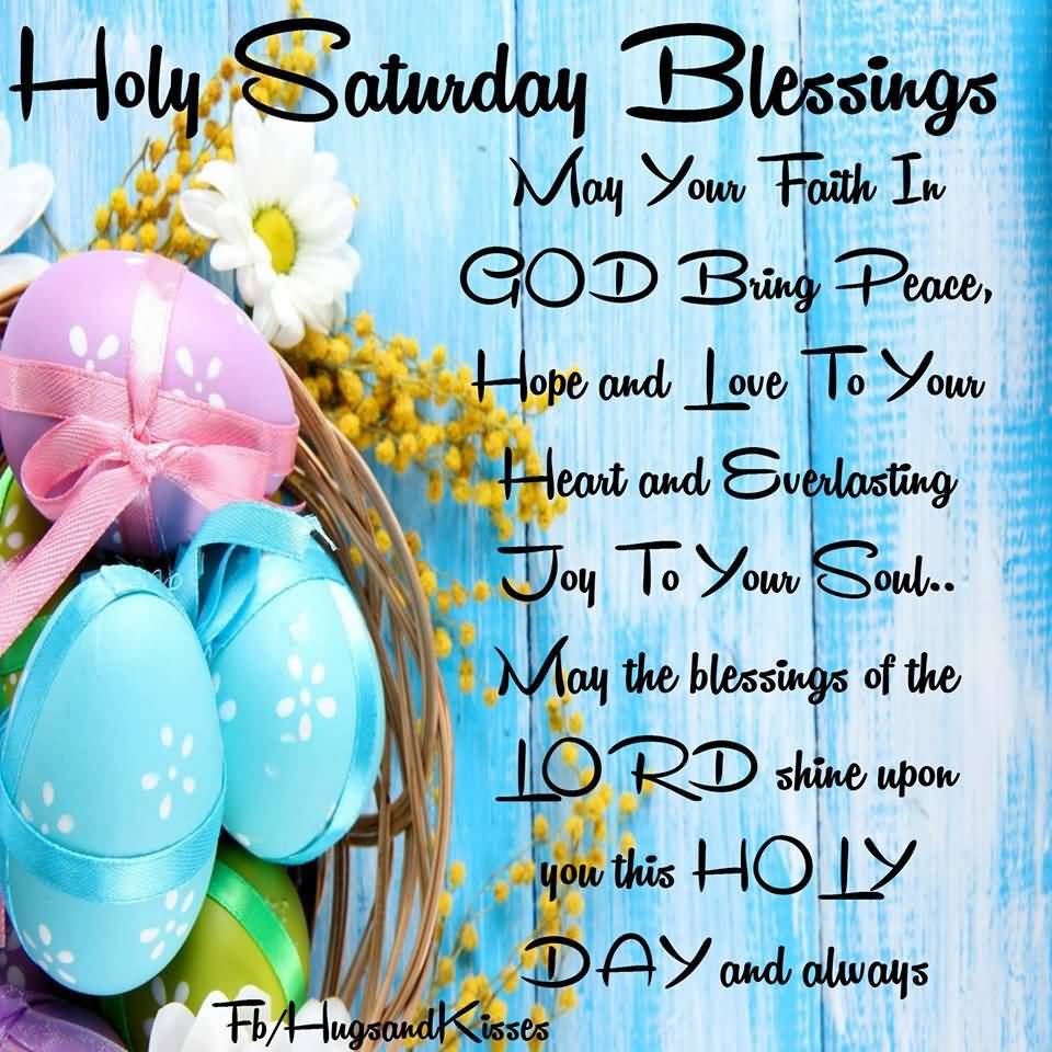 Beautiful Holy Saturday Wish Picture