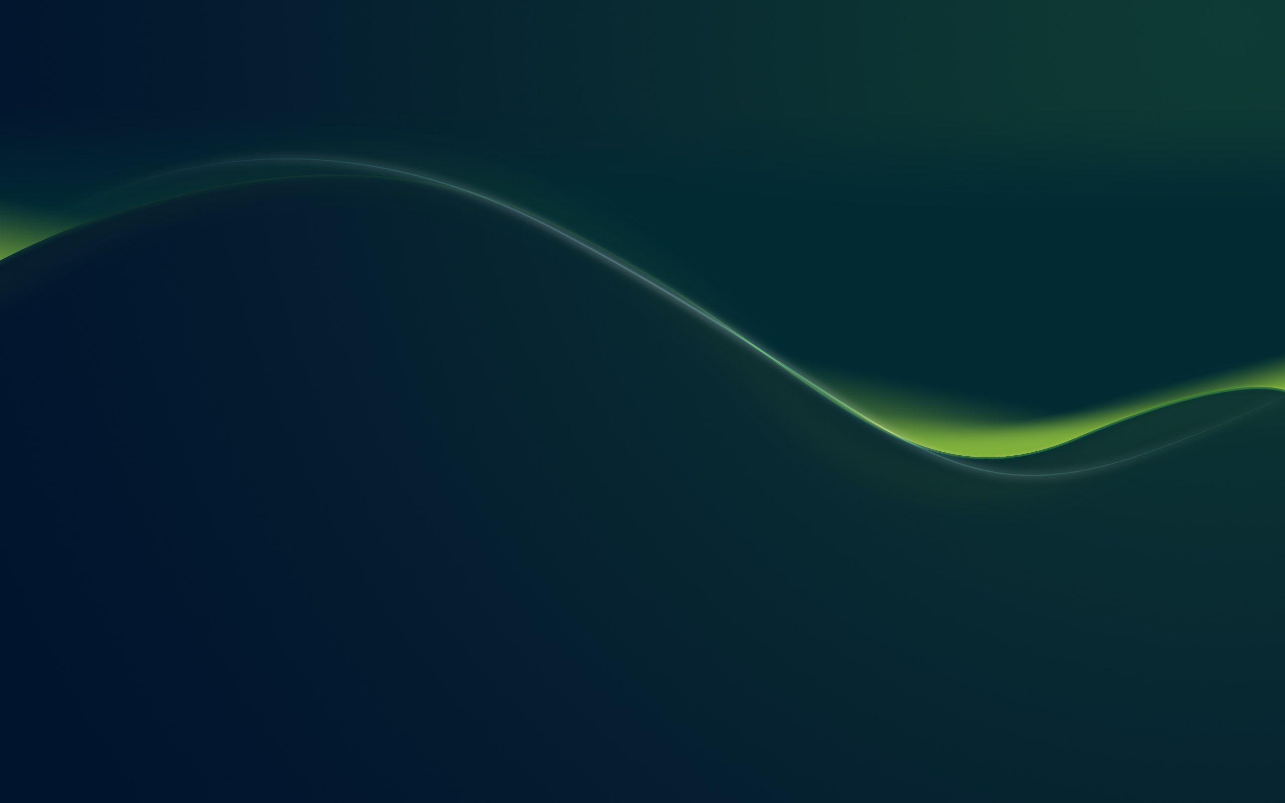 Green Waved Line. Free Desktop Wallpaper for Widescreen, HD