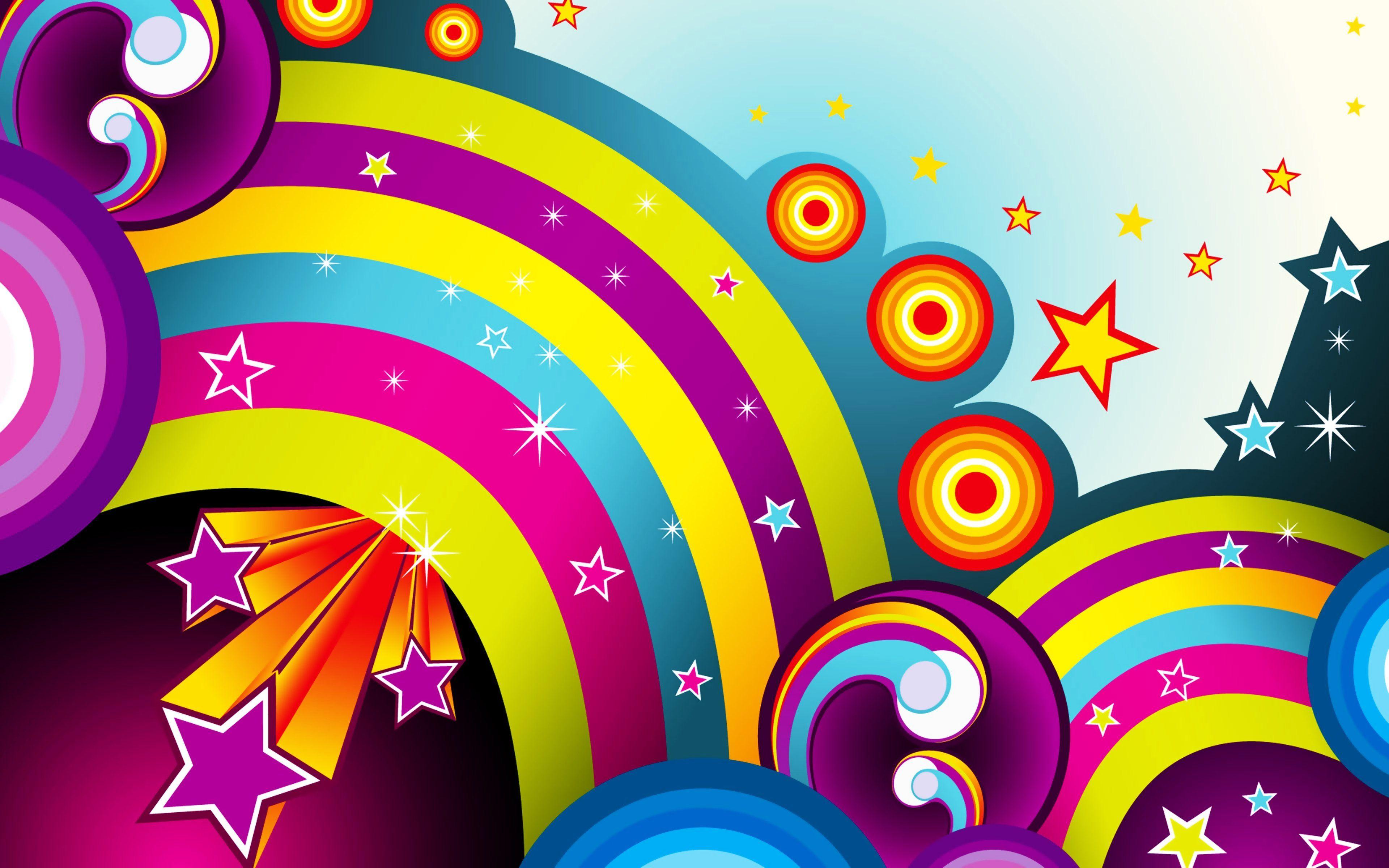 Wallpaper colors colorful background rainbow stars wallpaper