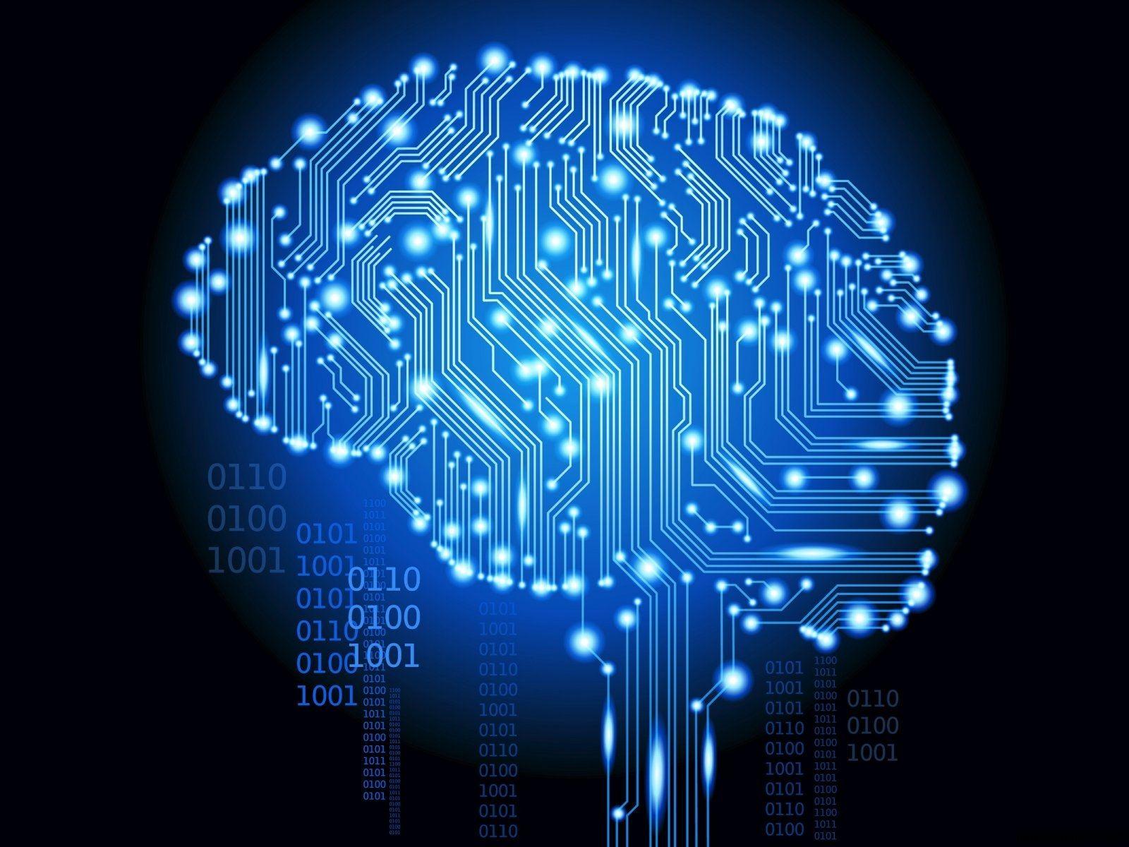 Intelligent Brains Artificial Intelligence 3D Wallpaper