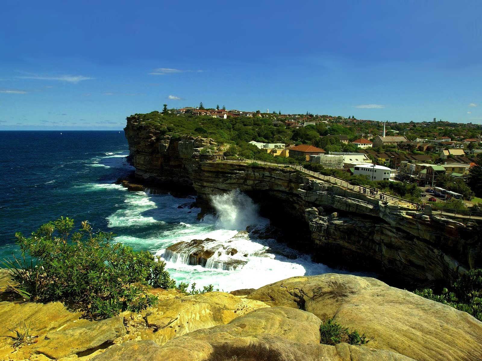 Oceans: Park Coast Landscape Oceans Gap Nature Ocean Waves