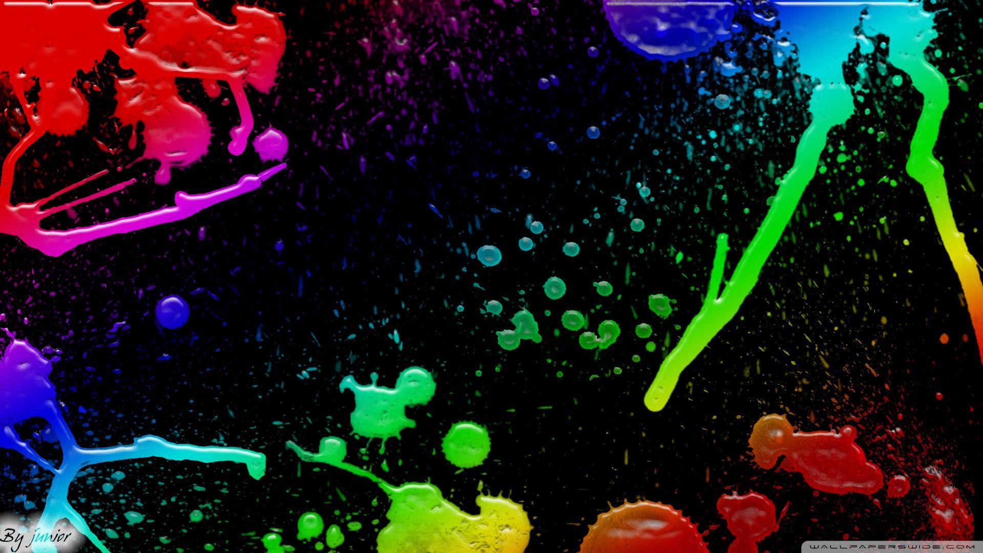 Colorful Splatter ❤ 4K HD Desktop Wallpaper for 4K Ultra HD TV
