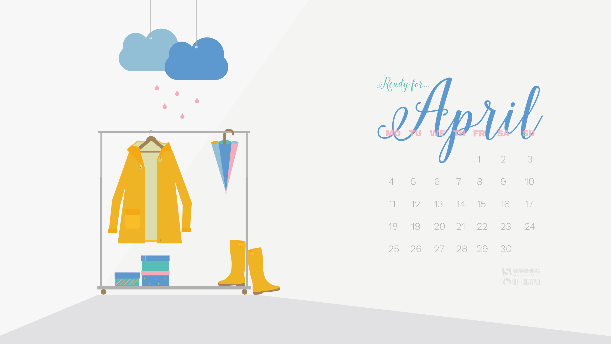 Desktop Wallpaper Calendars: April 2016
