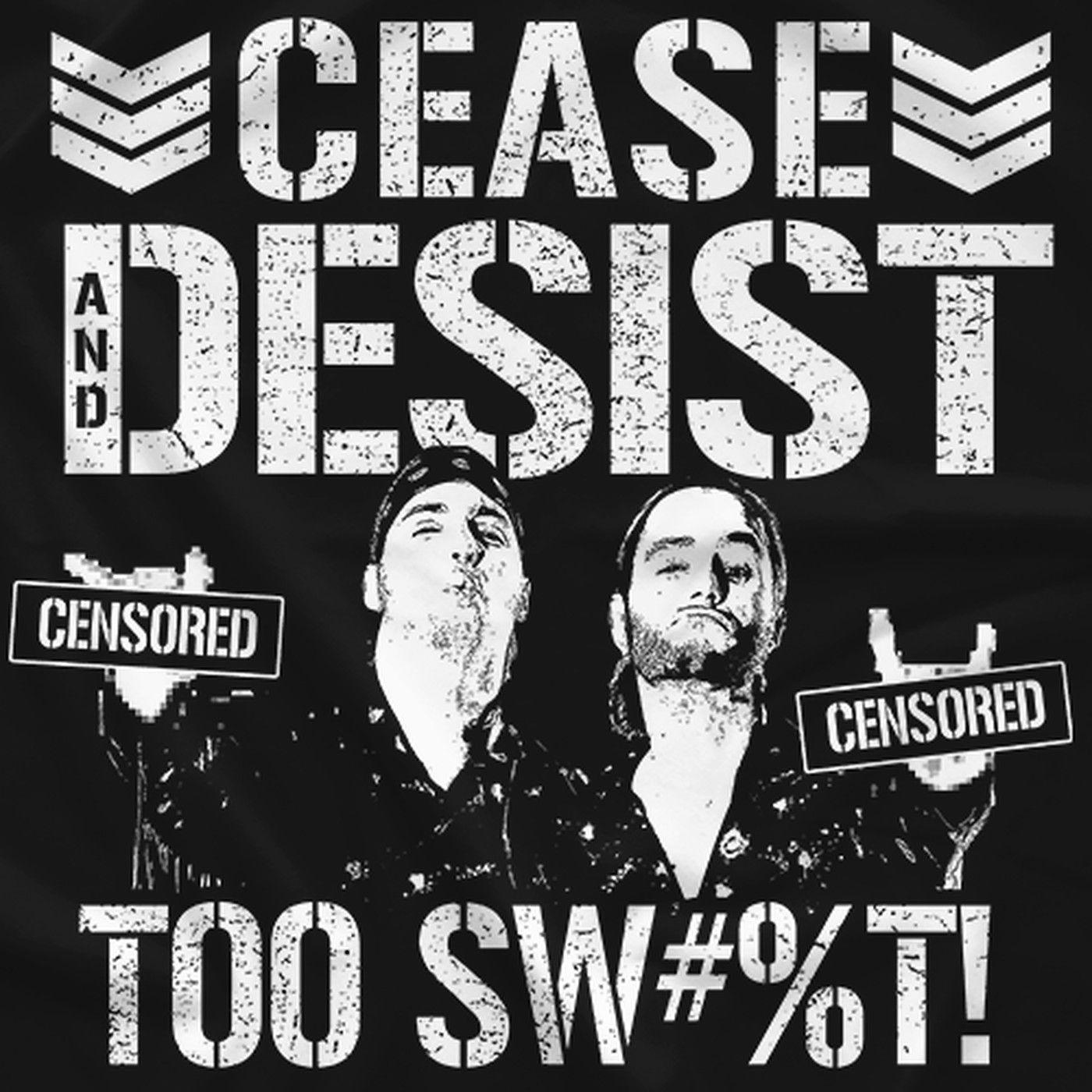 The first Young Bucks 'Cease and Desist' merch is here
