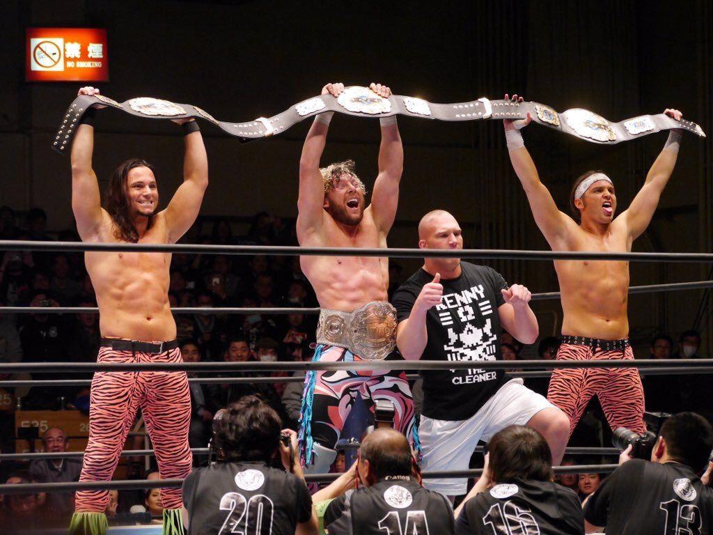 The Young Bucks at our new belts. #theELITE