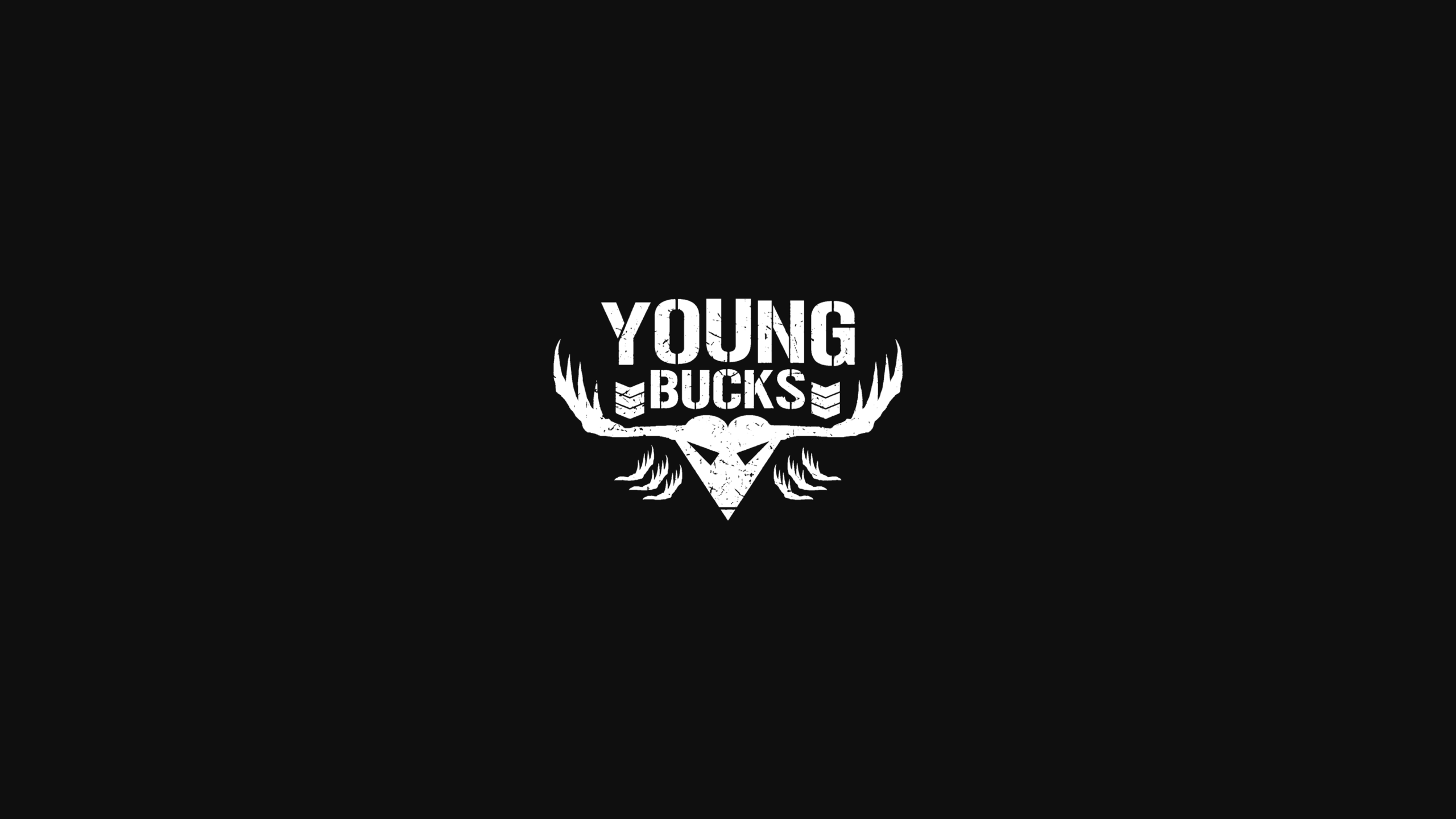 Custom Young Bucks Logo Youtube Channel Art Black