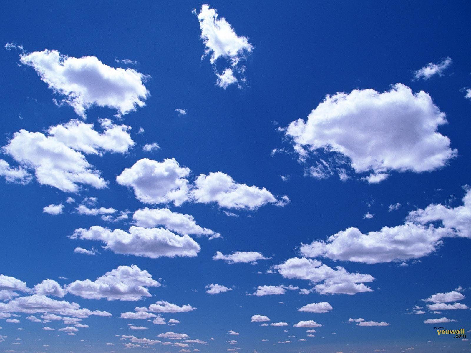 Blue Sky With Clouds Wallpapers Wallpaper Cave