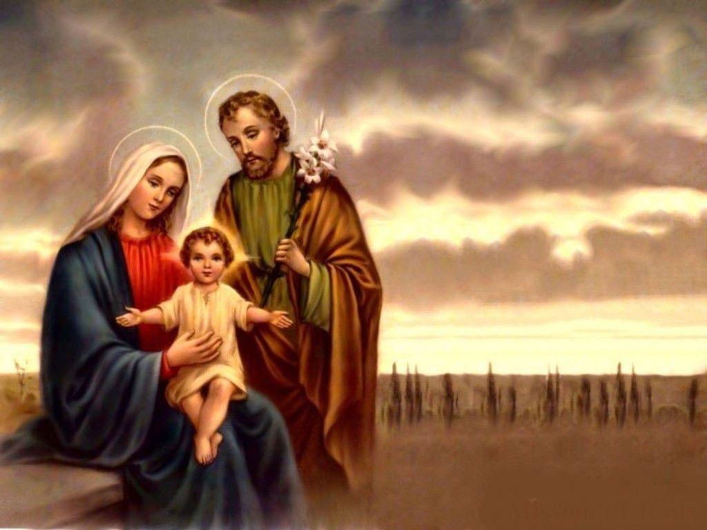 Religious: Holy Family Maria Jesus Good Religious Lord Mary Art