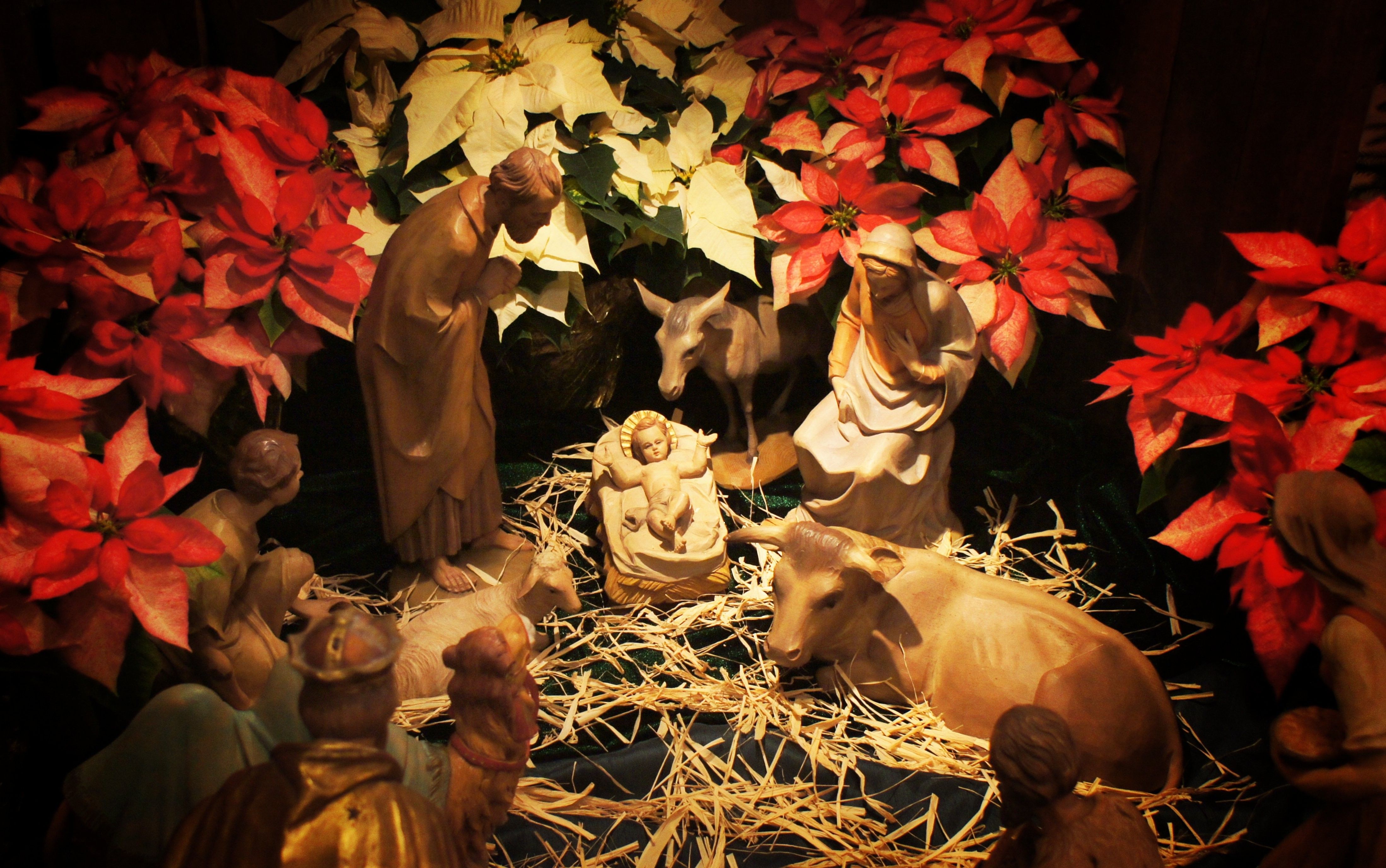 Winter: Holy Family Nativity Church Christmas Faith Jesus Theme