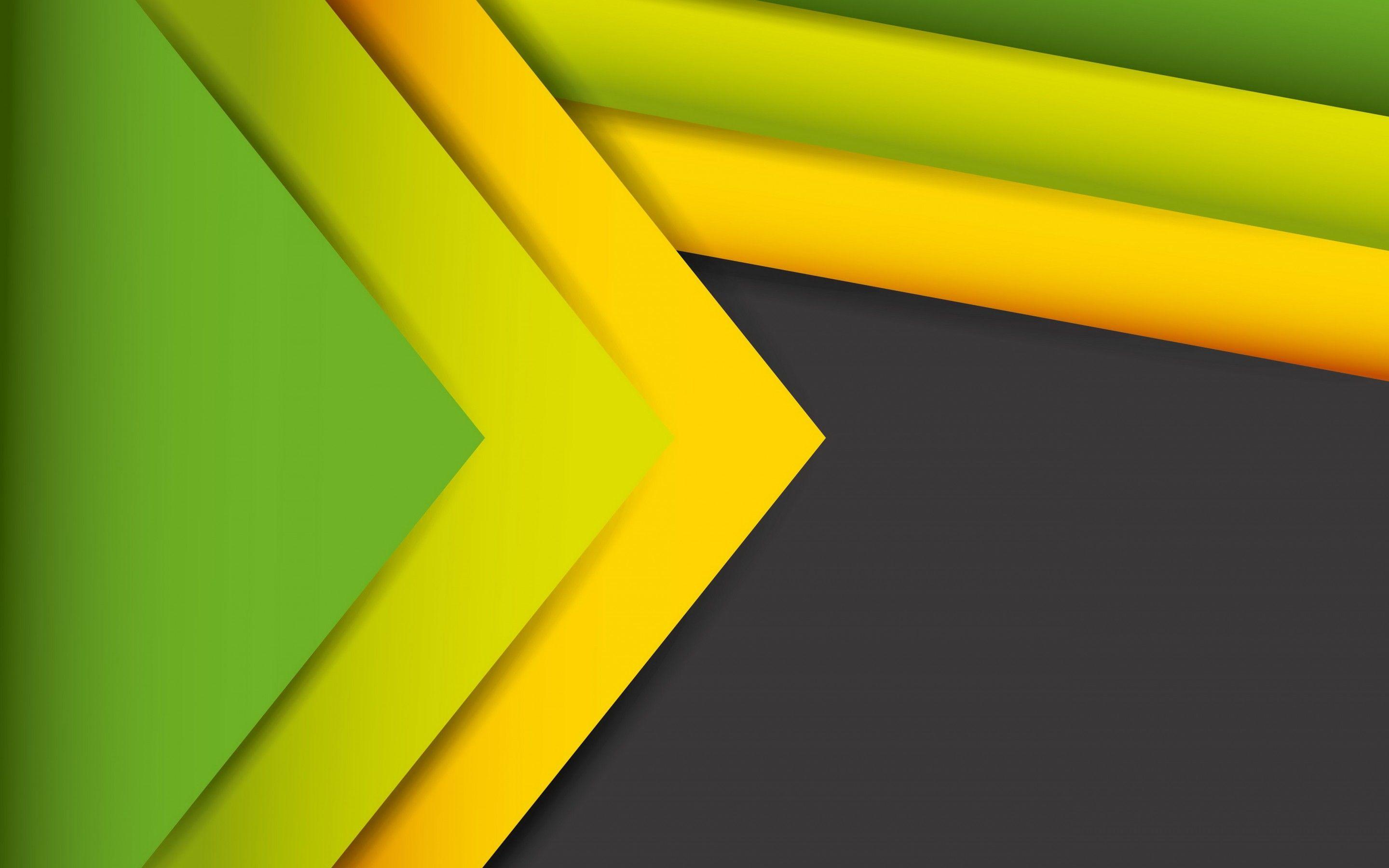 Wallpaper Abstract Lines, Stock, Yellow, Green, HD, Abstract