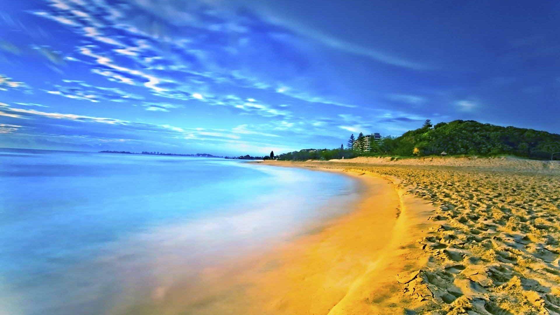 Beaches wallpaper: Holiday Blue Amazing Beach Sea Sky
