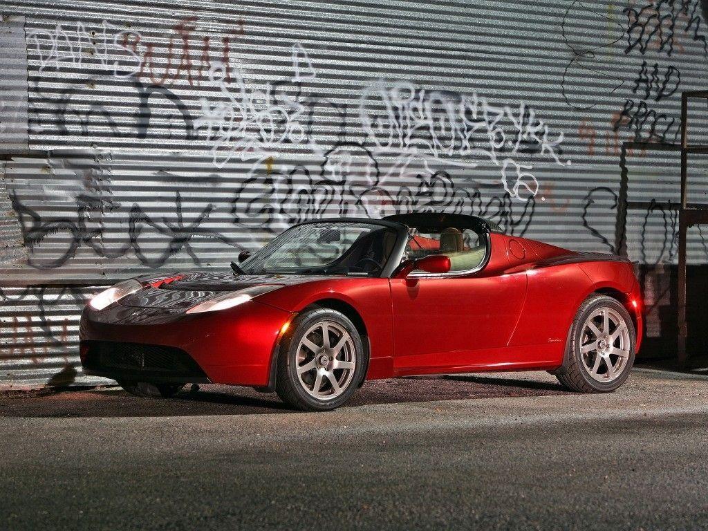 Tesla Roadster. Side HD Image. Car Review and Rumors