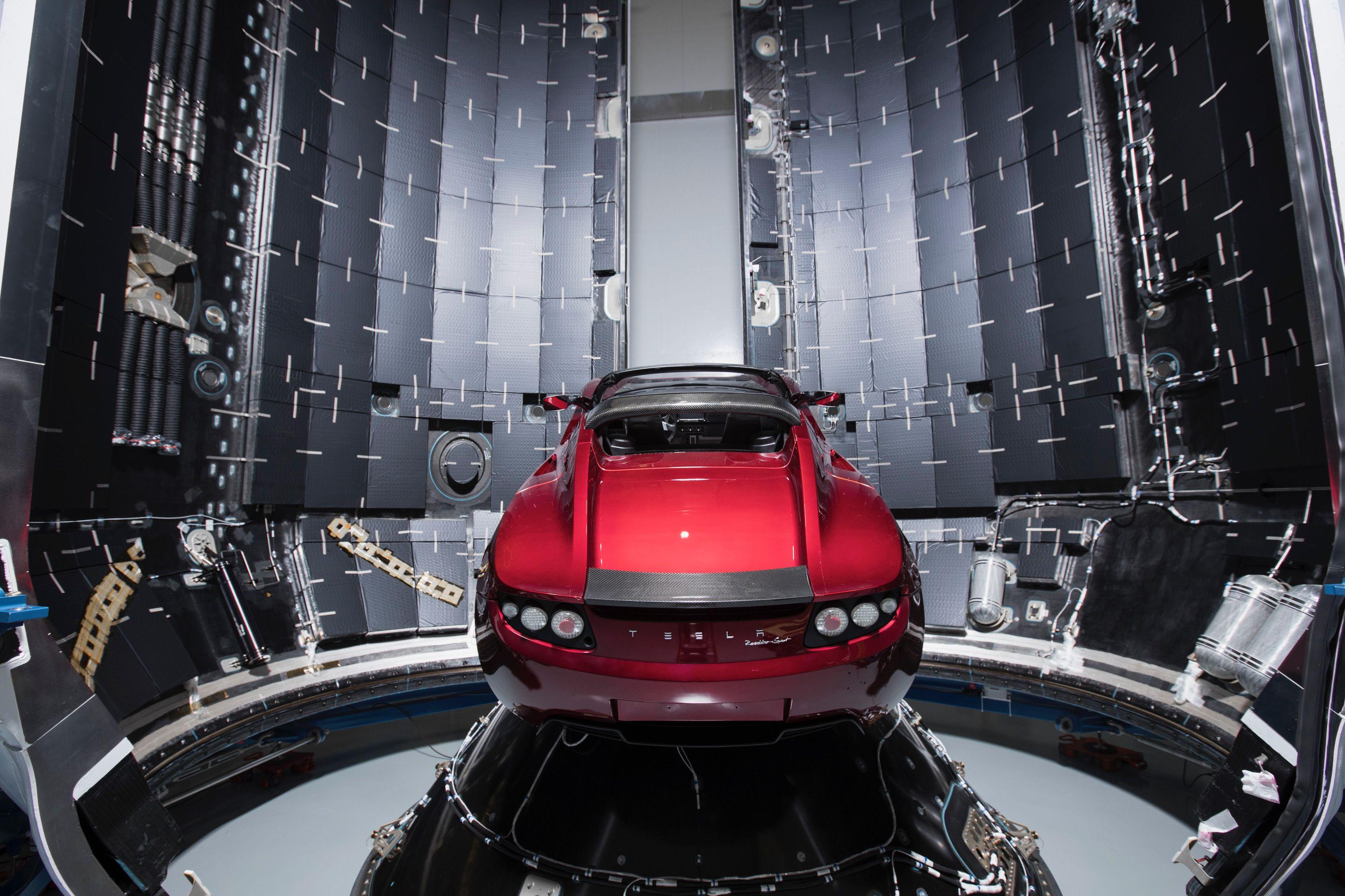 Space X Tesla Roadster Waiting For Space, HD Cars, 4k Wallpaper