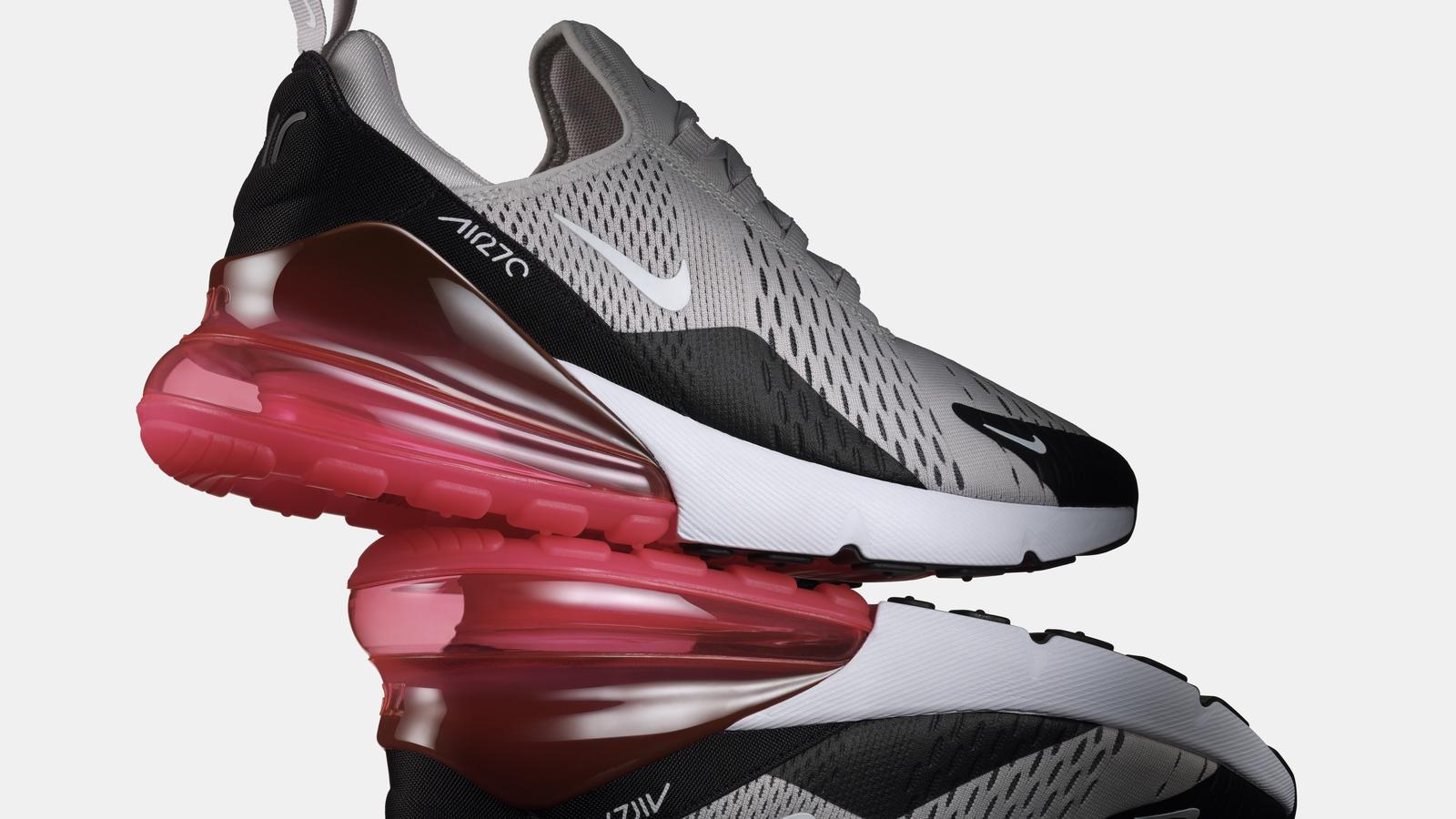 black and white air max 270