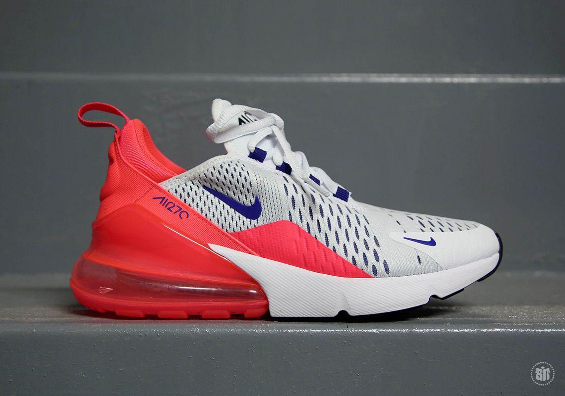 nike air max 270 all red shoes