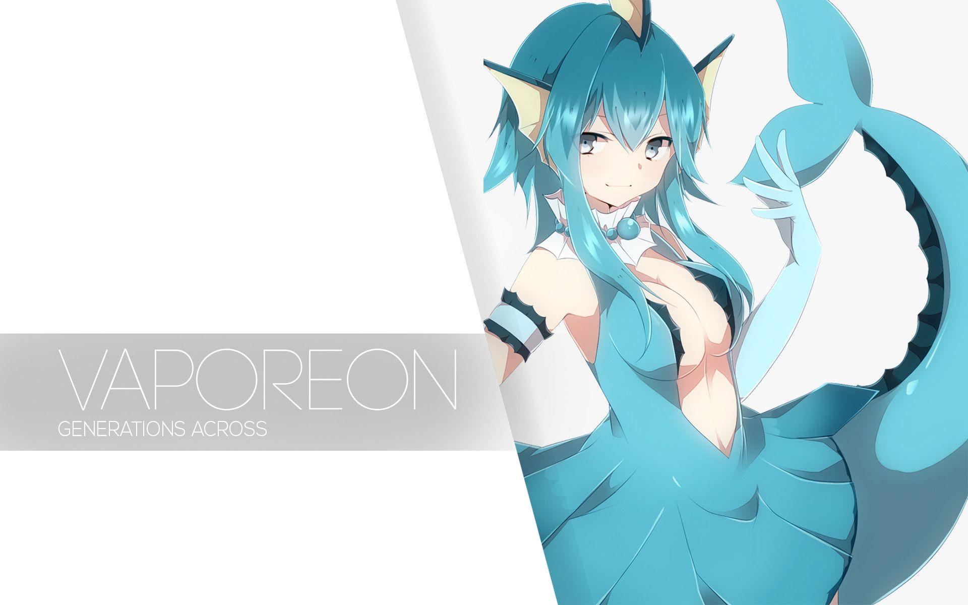 Vaporeon Girl Wallpaperx1200