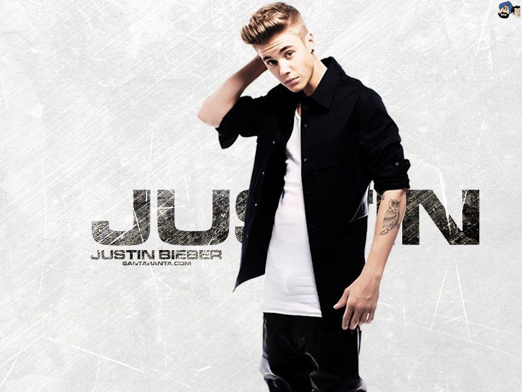 Justin Bieber Grey Shirt and Grey Background Wallpaper