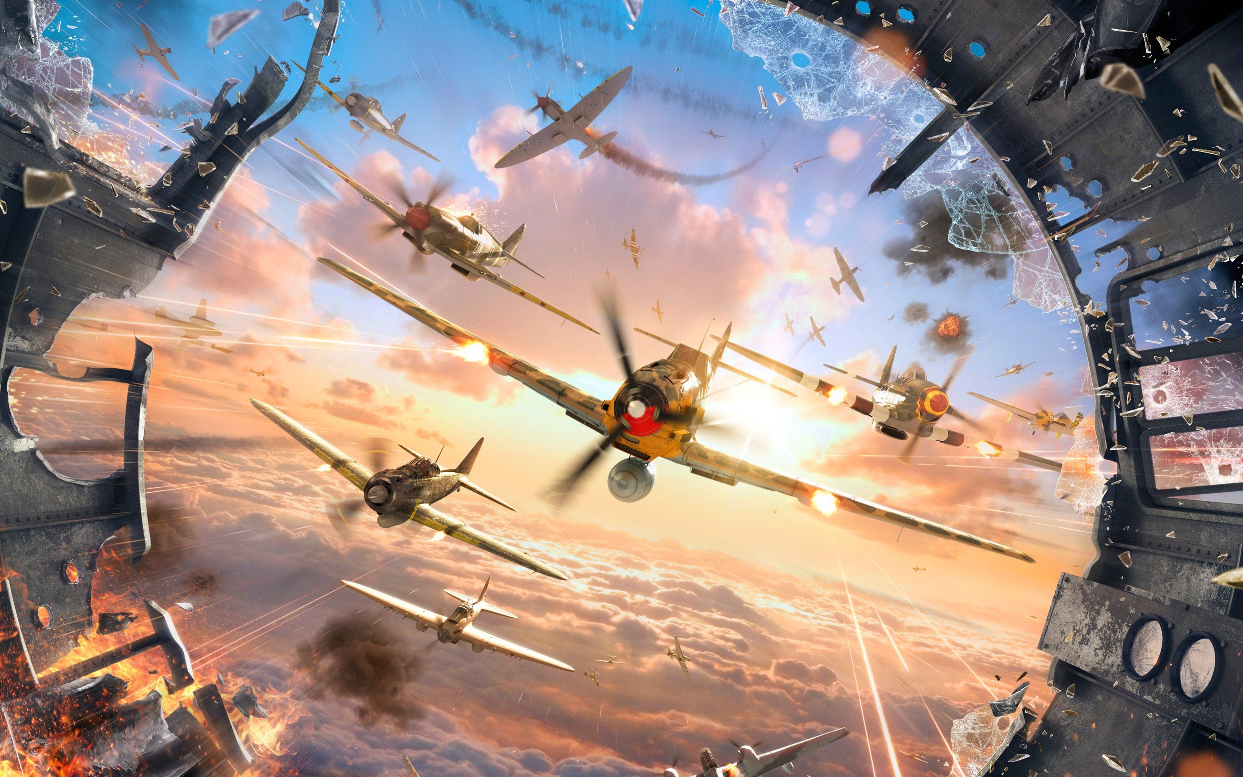 World Of Warplanes Game War WwII 4000x2500 Wallpaperx2500