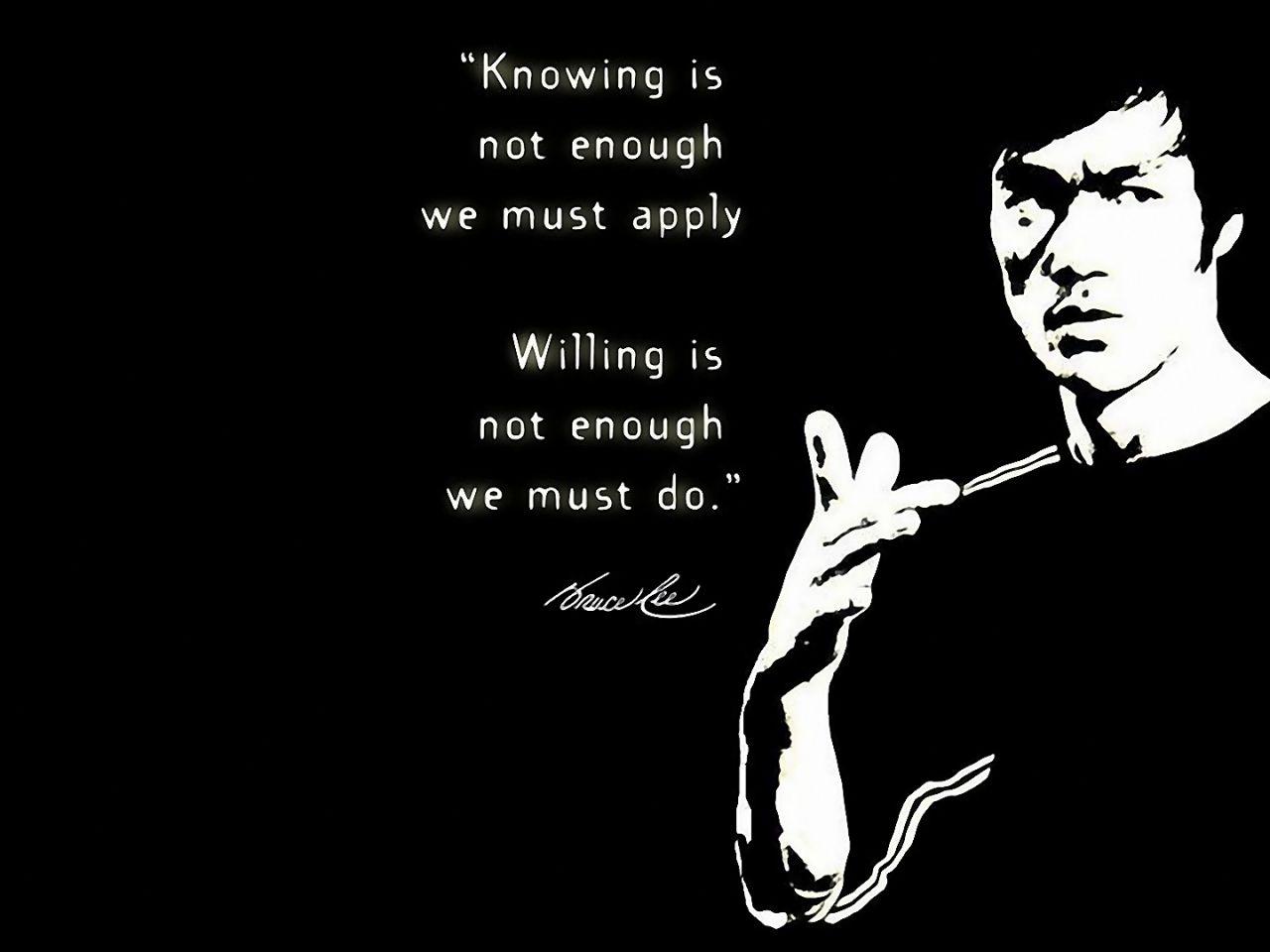 Bruce Lee Quotes HD Wallpaper
