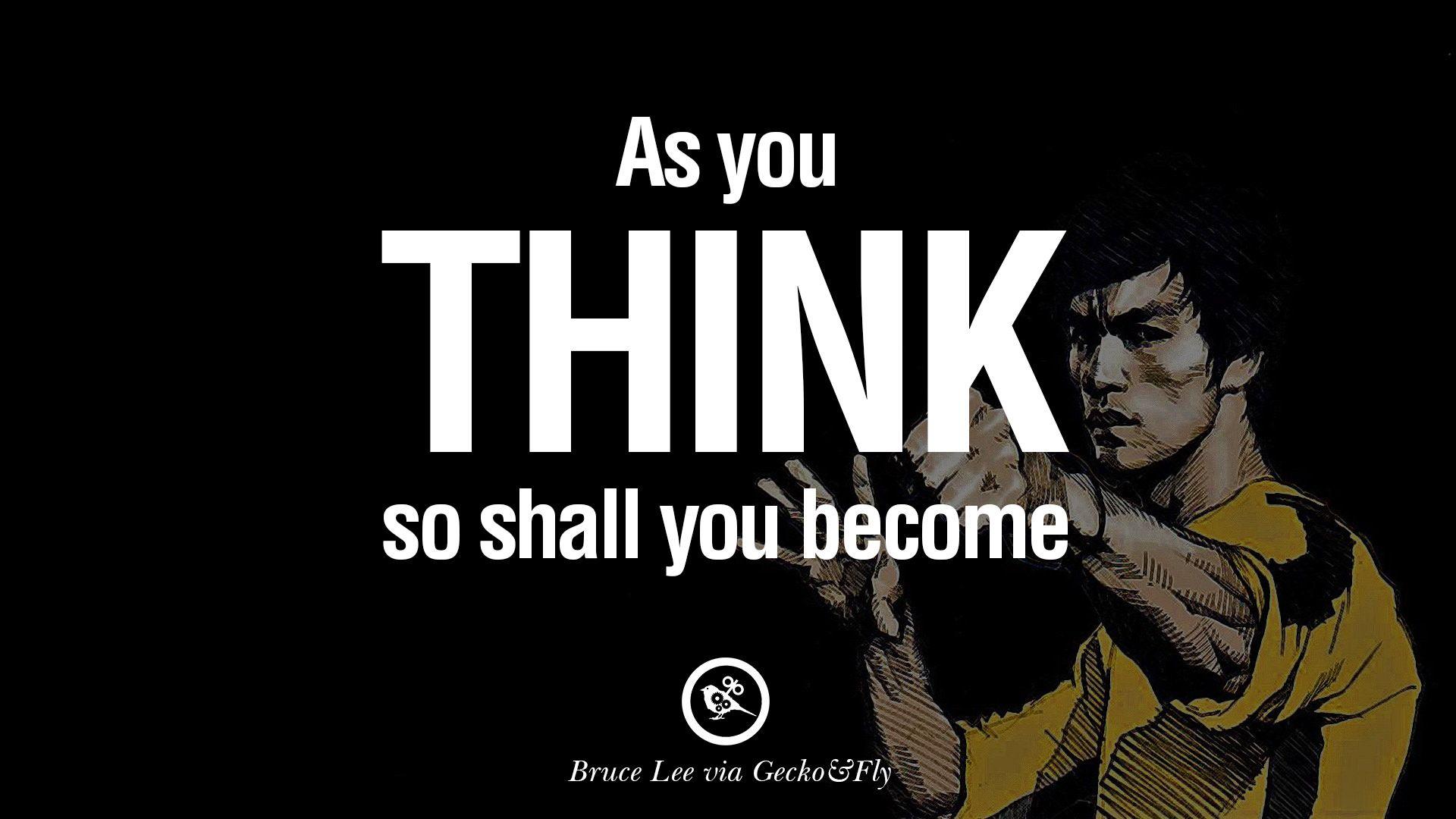Inspirational Quotes from Bruce Lee's Martial Arts Movie