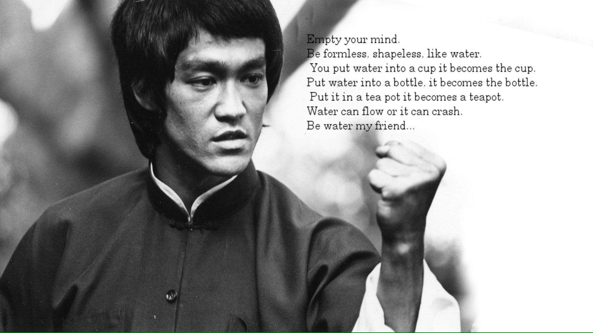 Bruce Lee Quotes Wallpapers Wallpaper Cave
