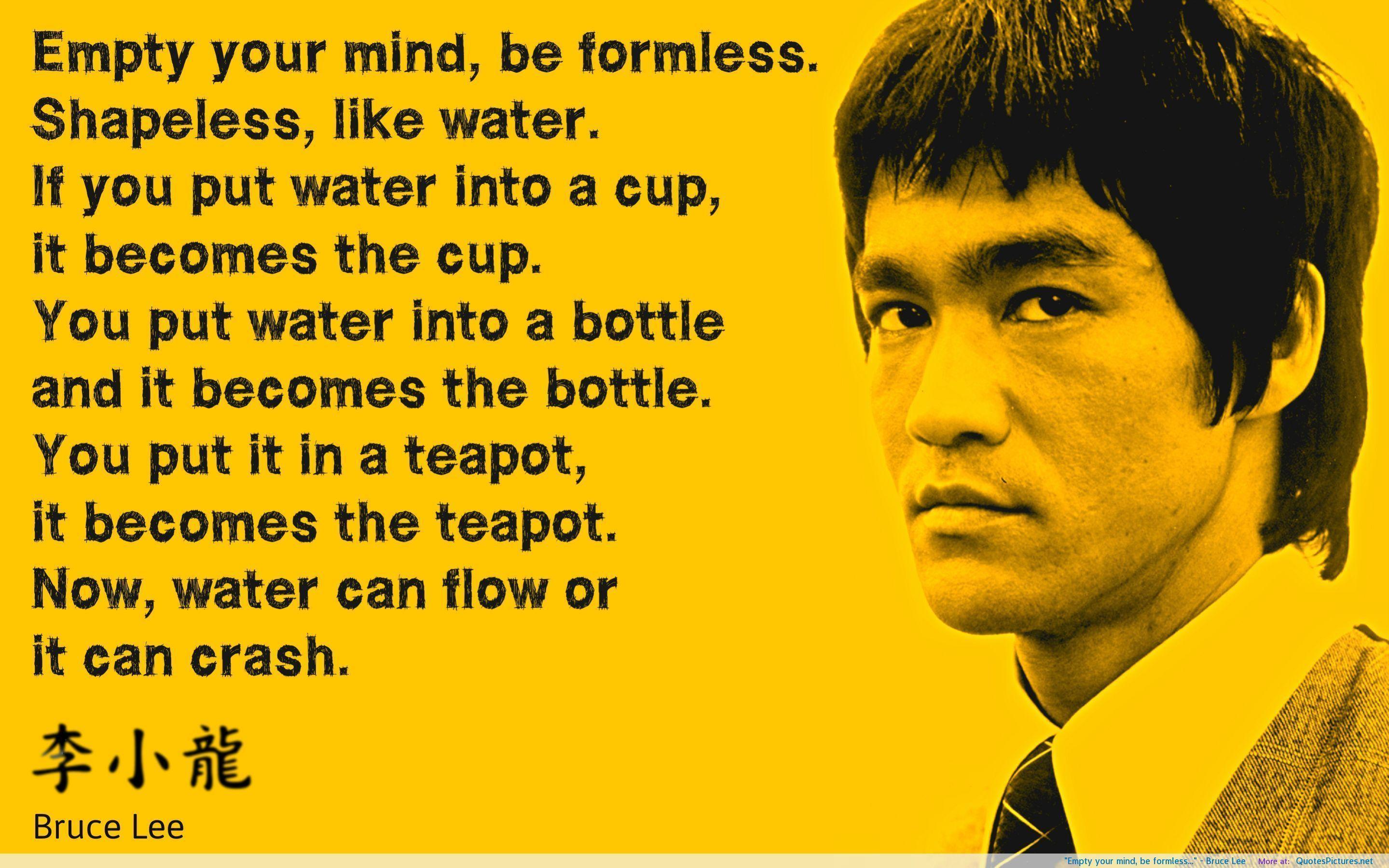 Bruce Lee Quotes Wallpapers - Wallpaper Cave