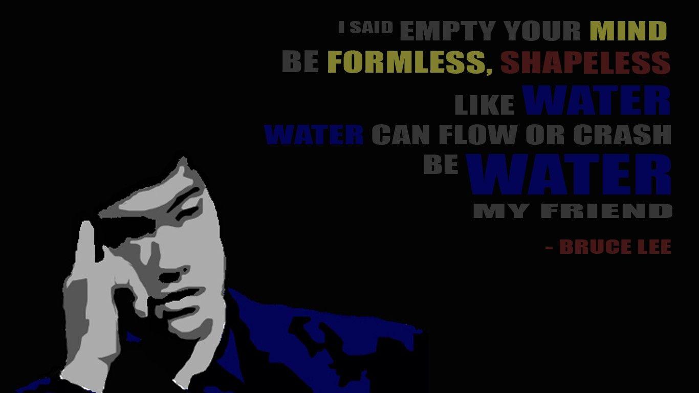 Bruce Lee, Quote, Simple Wallpaper HD / Desktop and Mobile