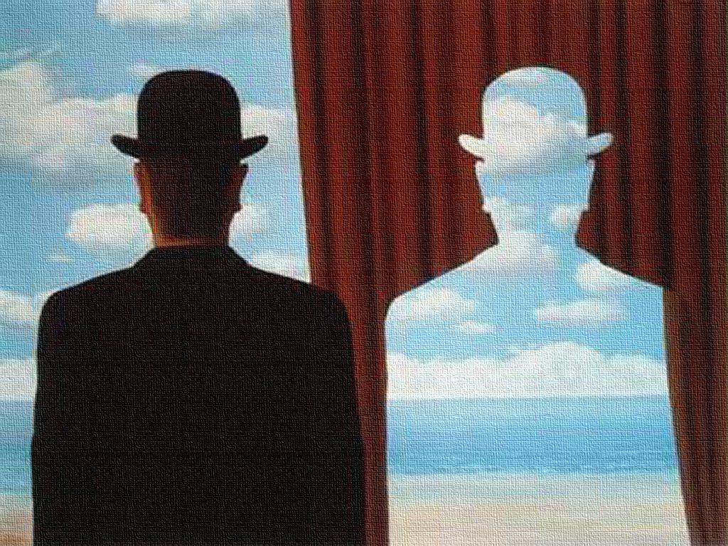 Decalcomania Rene Magritte