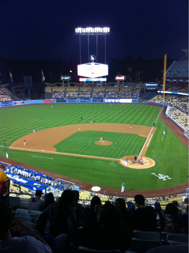 Dodger Stadium, section 7RS, row K, seat 15 Angeles Dodgers