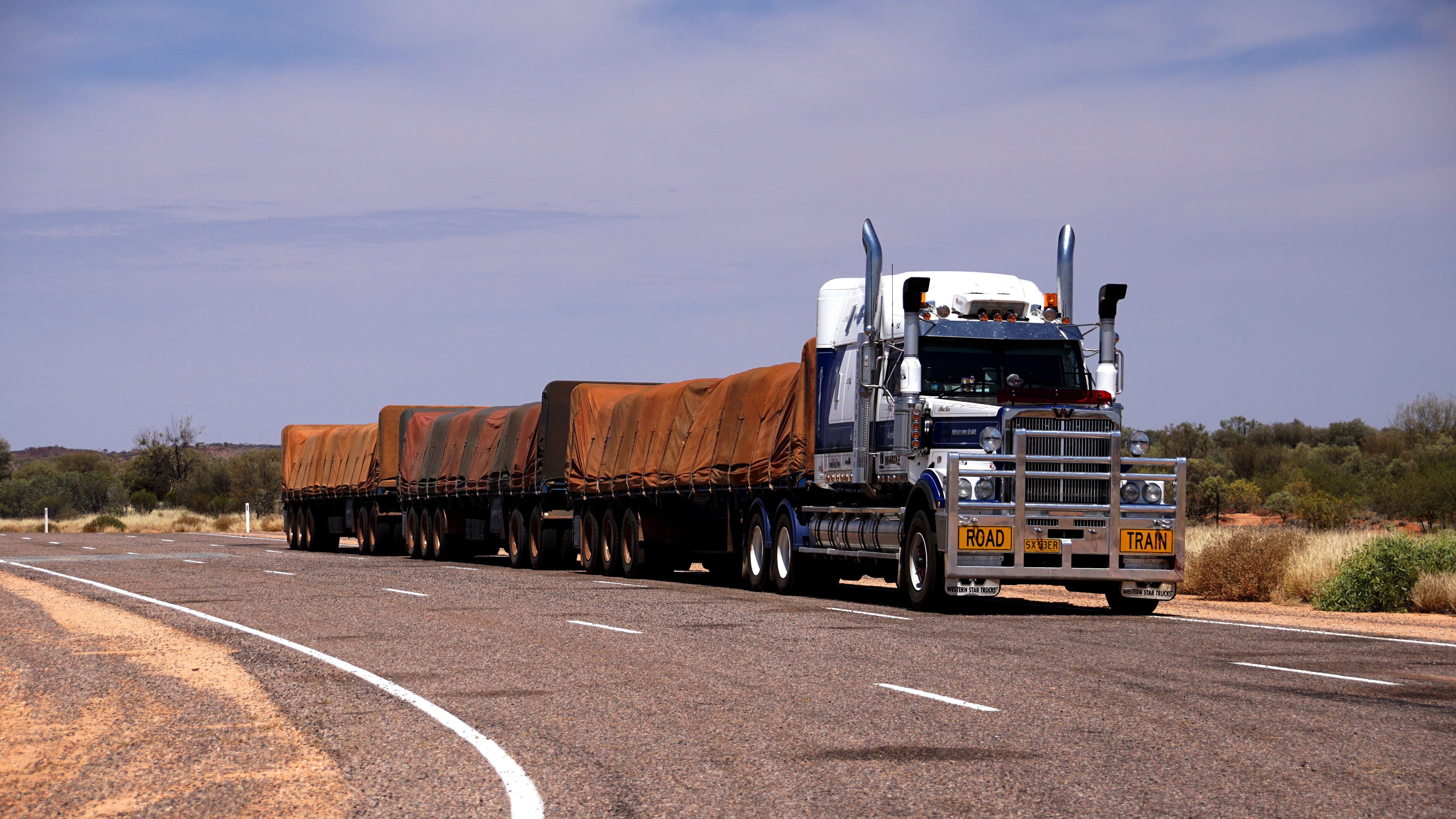 Road Train HD Wallpaper and Background Image