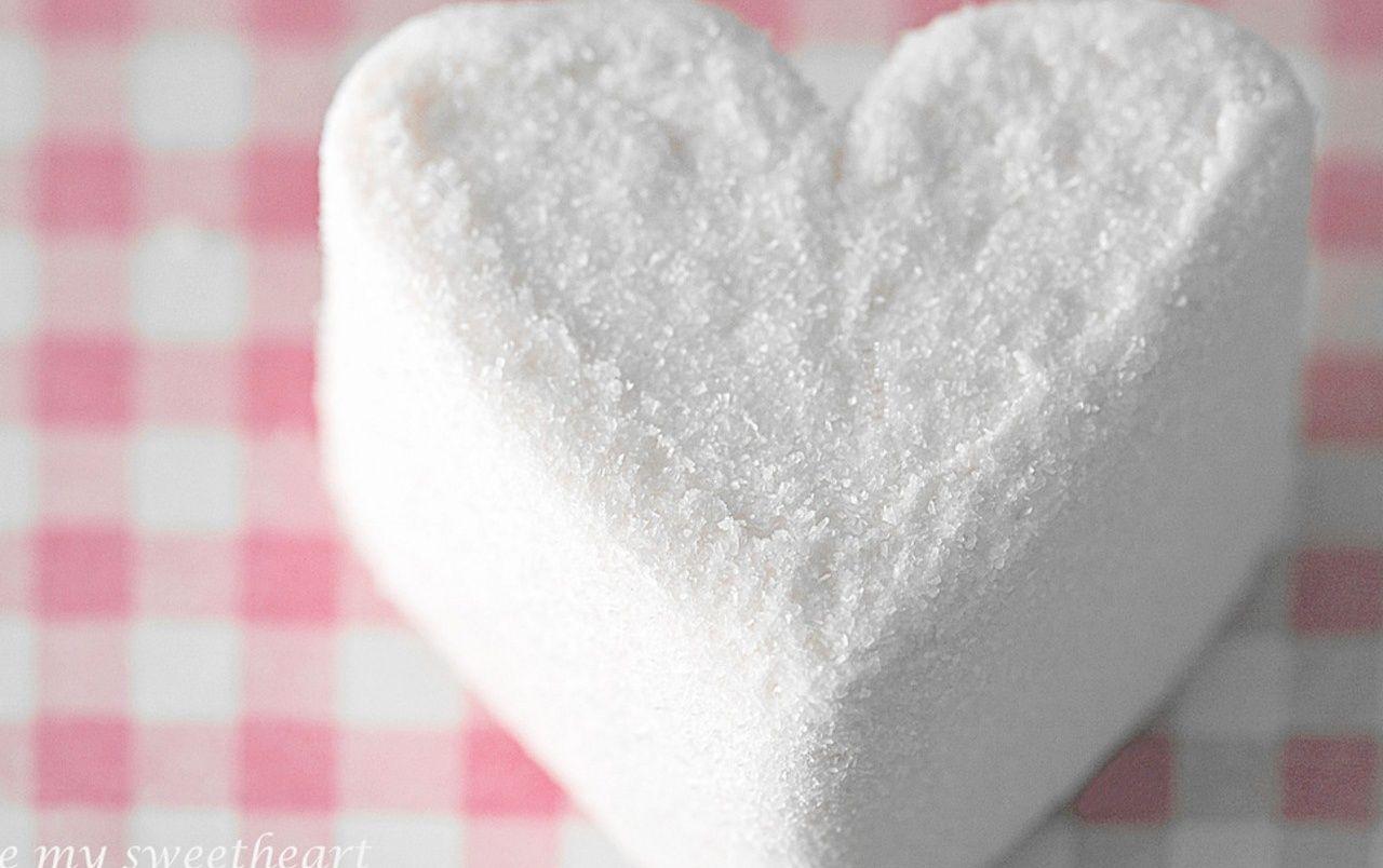 Heart Shaped Marshmallow wallpaper. Heart Shaped Marshmallow