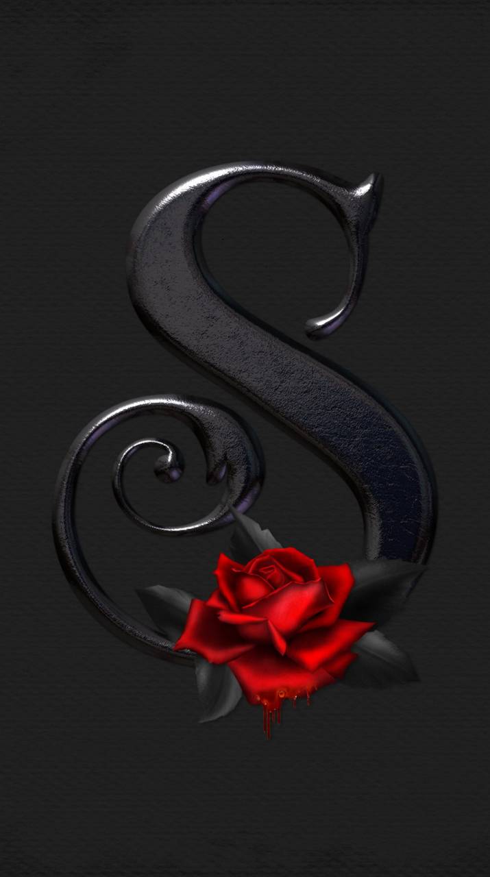 Letter S Rose wallpaper