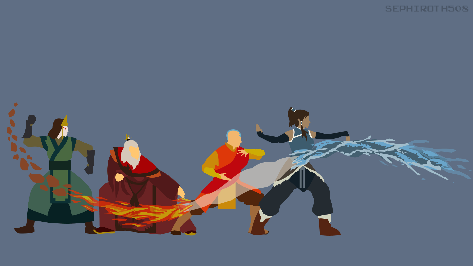 Made a minimalist wallpapers of the iconic Avatar quarta.