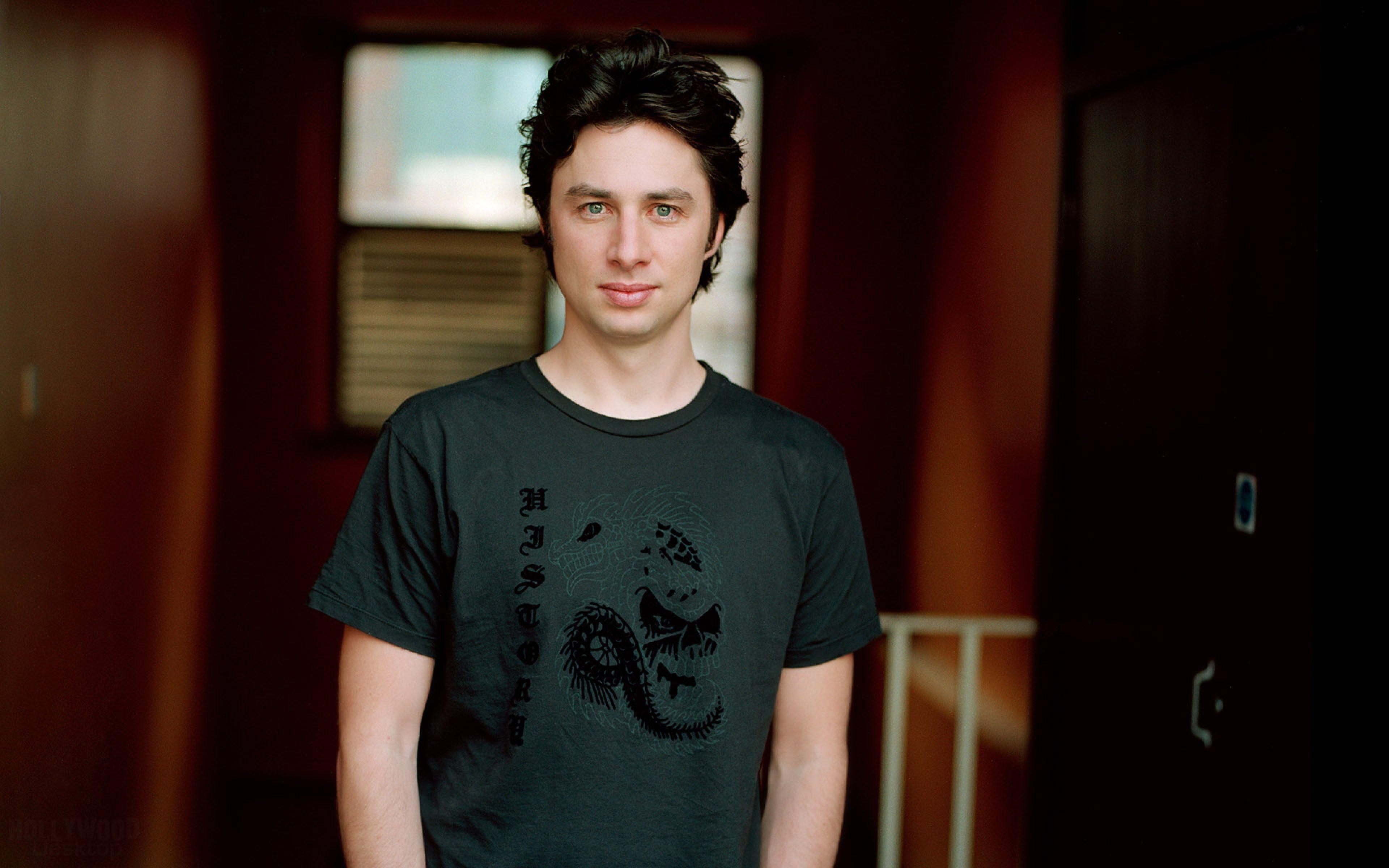 Download Wallpaper 3840x2400 Zach braff, Face, Guy, Celebrity