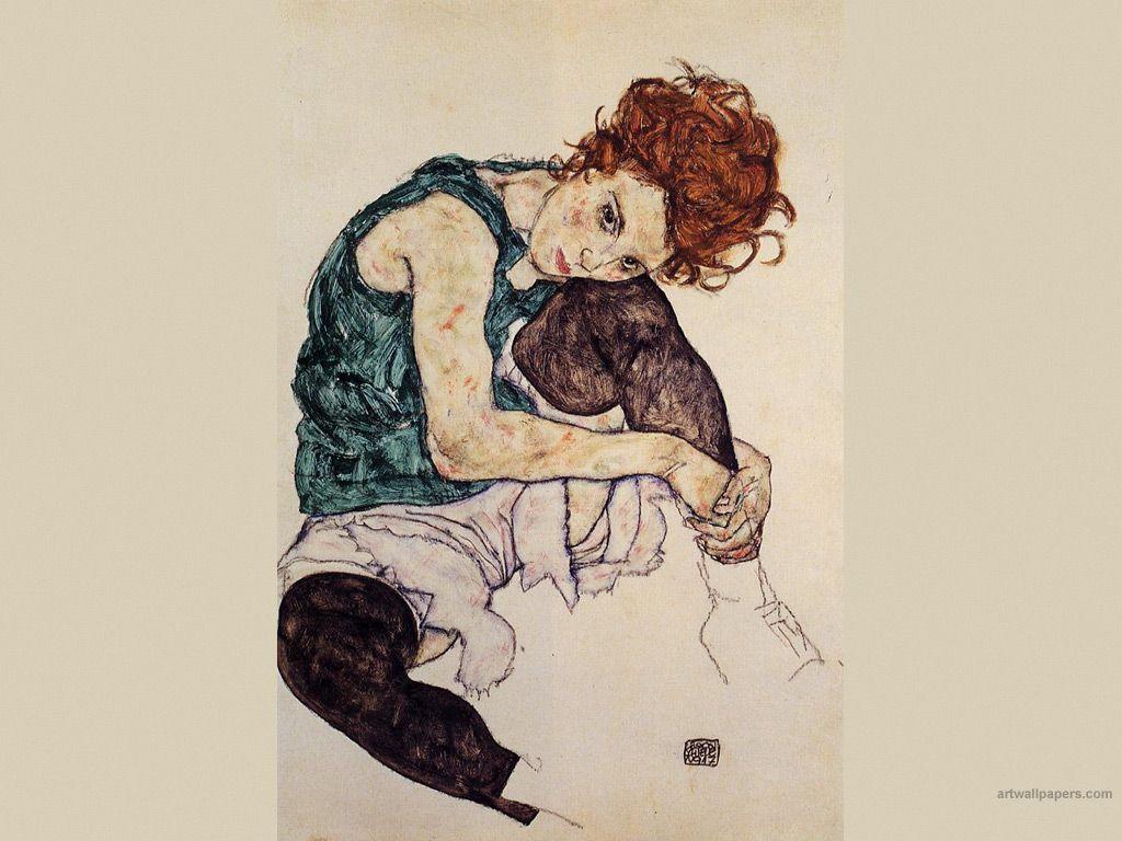 egon shcilele. Egon Schiele Paintings, Prints, Art Wallpaper