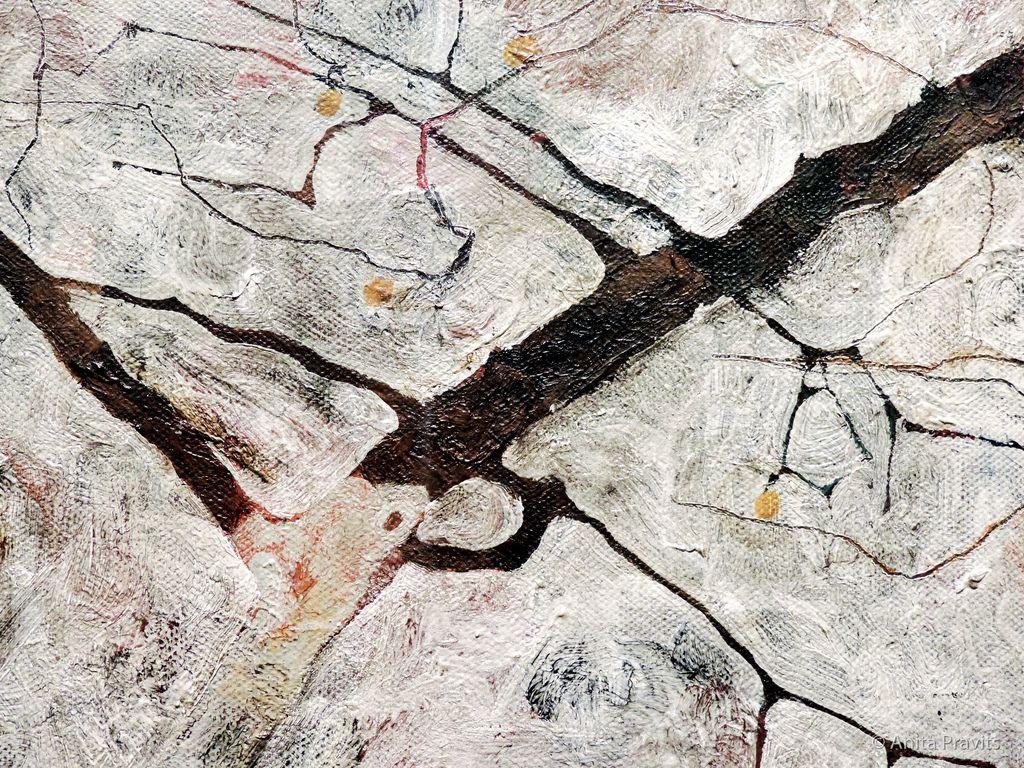 Egon Schiele: Herbstbaum in bewegter Luft (Winterbaum) / a