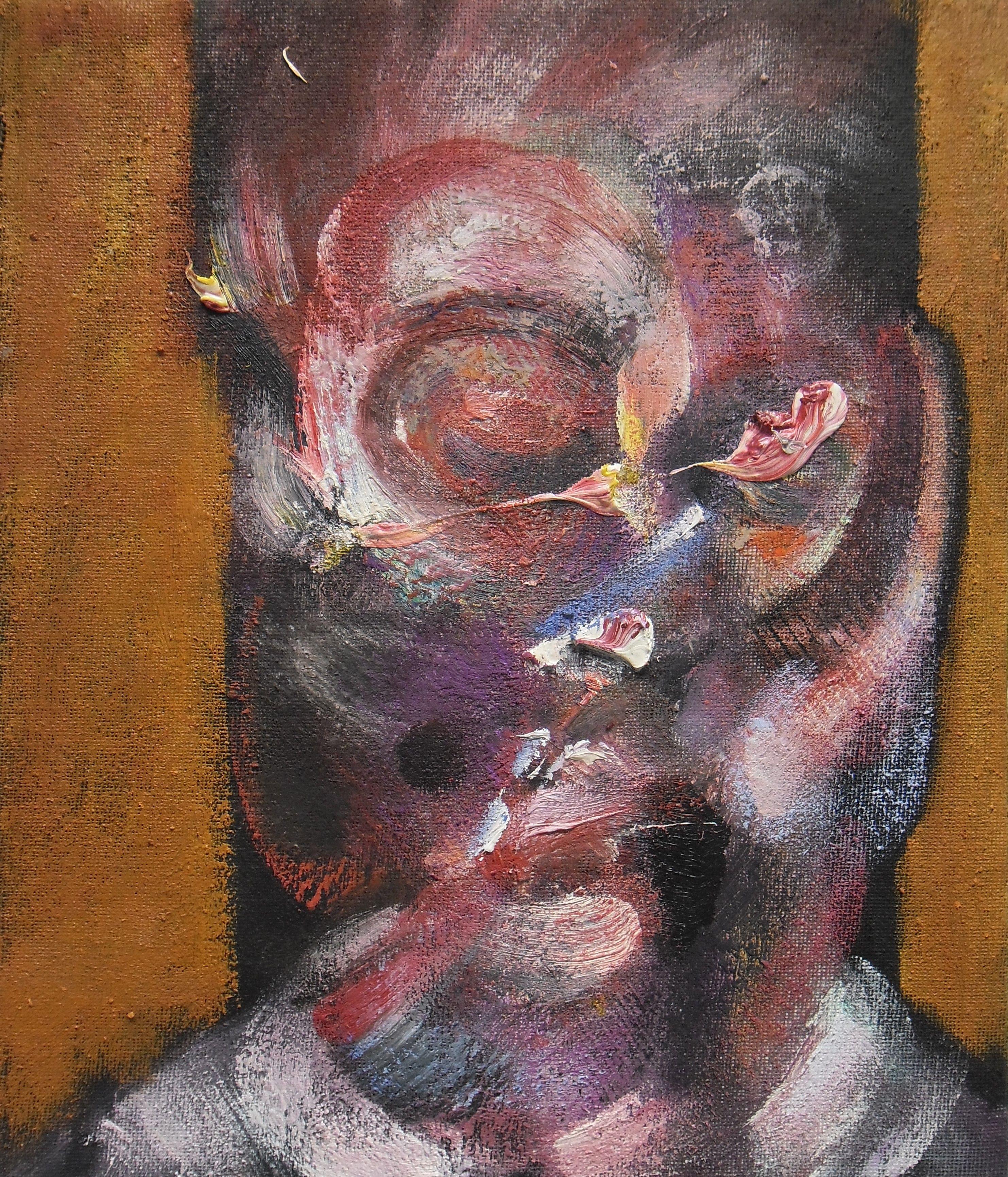 Study for Portrait of Egon Schiele on Ochre