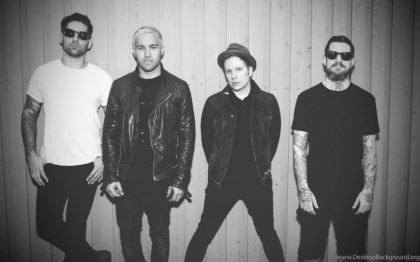 Download Wallpaper Fall Out Boy, 2015, Patrick Stump, Pete Wentz