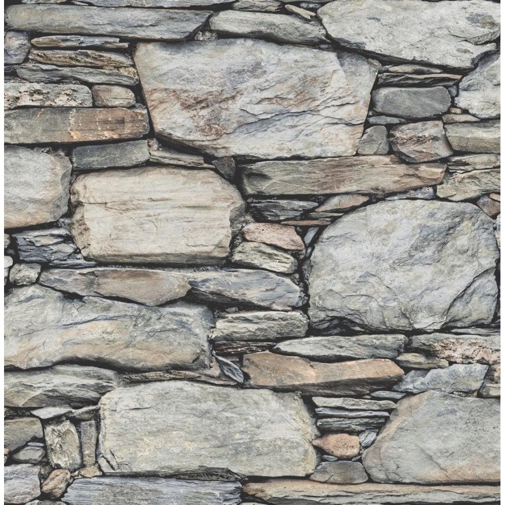 Stone Effect Wallpaper