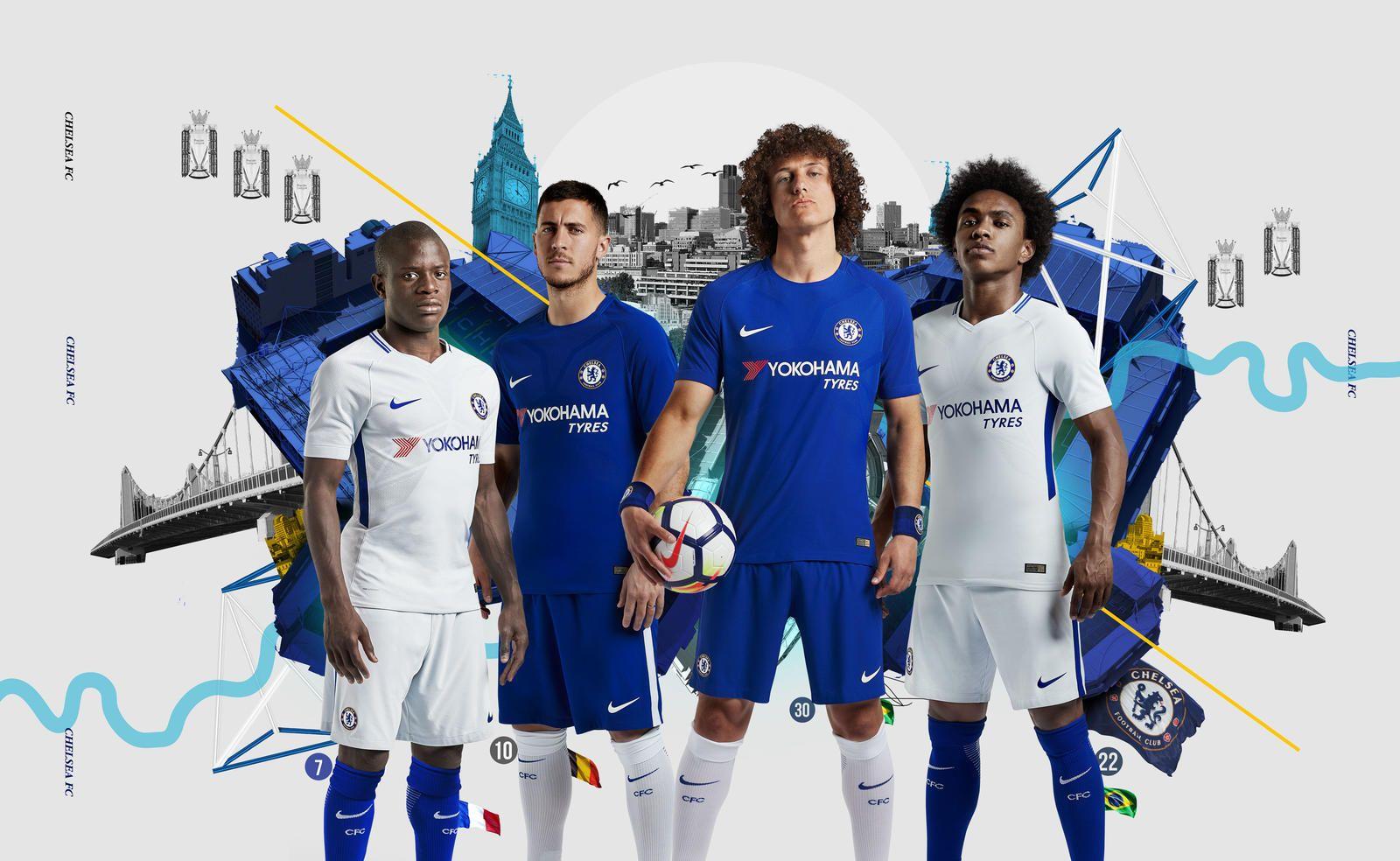 Chelsea FC and Nike Join Forces To Unveil Home and Away Kits