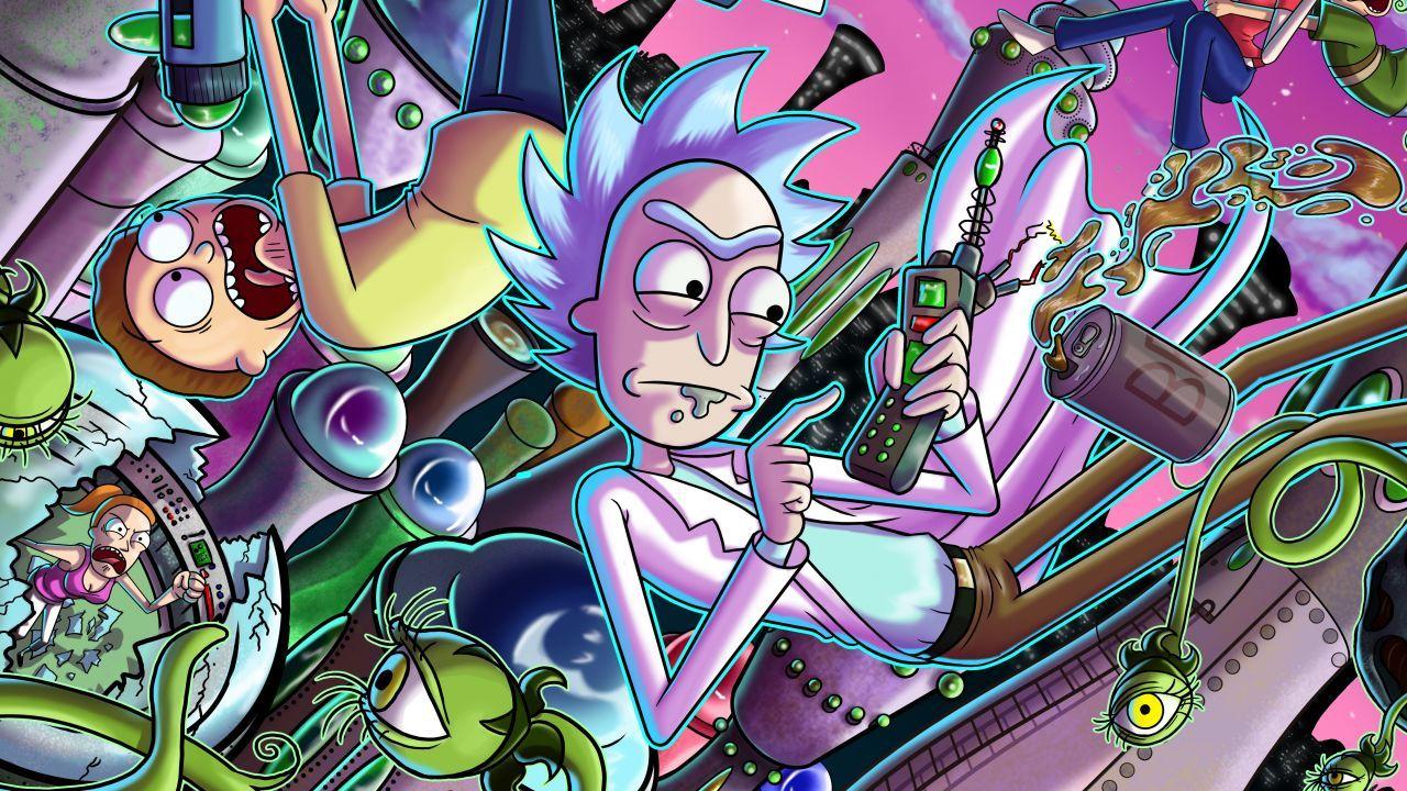 Wallpaper Rick And Morty: Virtual Rick Ality, PC, VR, Bast Games