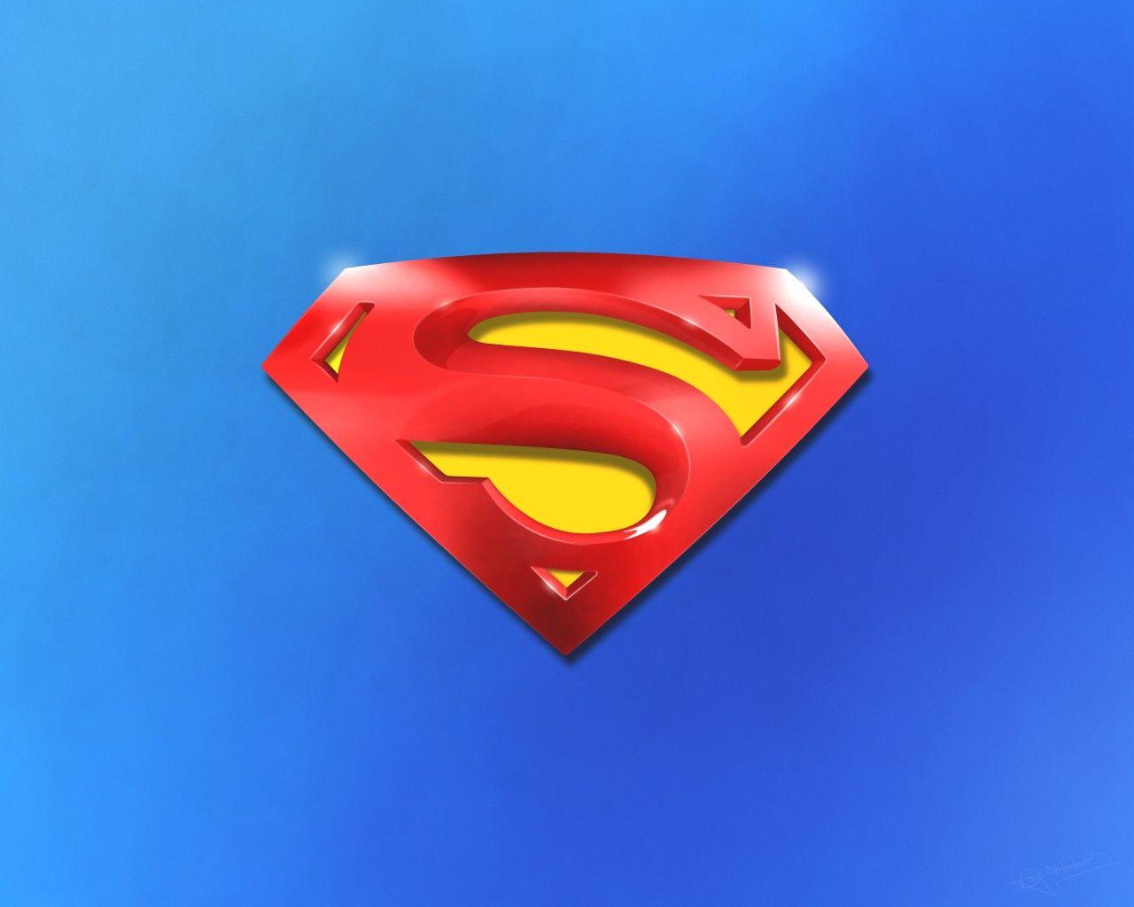 Superman Logo. Superhero Words and Logos