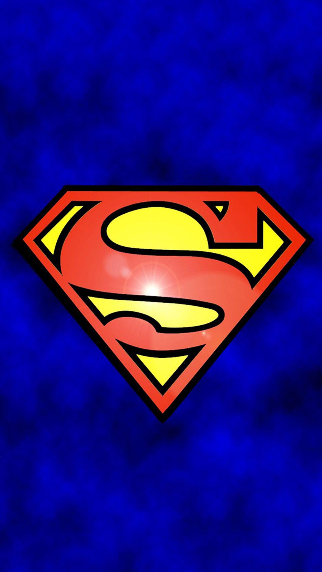 Abstract Funny Superman Logo iPhone 6 wallpapers free download