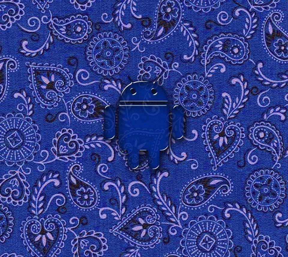 Blue Bandana Wallpaper Phone