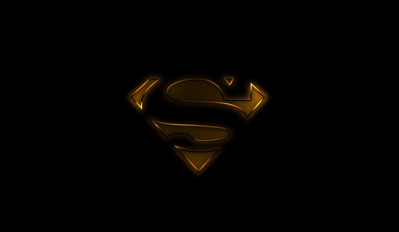 Superman Logo Black And White Wallpaper Free HD. I HD Image